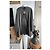 Munthe Plus Simonsen Sudadera gris PLU con detalle de tul - vista 8