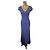Autre Marque Armani Collezioni Abito Maxi Blu Viola