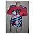 Camiseta Adidas x Mary Katrantzou Rosa Blanco Roja Azul Verde - vista 2