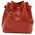 Noe Bolso de hombro Louis Vuitton Epi Petit Noé Roja