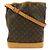 Borsa a tracolla Louis Vuitton Monogram Noe Marrone Monogramma