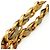 Borsa a tracolla Chanel Matelassé Large Coco Mark Chain Tote Multicolore Giallo - vista 6