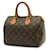 Borsa Louis Vuitton Monogram Speedy 25 Marrone Bianco Monogramma - vista 3