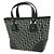 Borsa Tote Christian Dior Trotter Blu navy - vista 3
