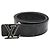 Louis Vuitton Monogram Eclipse Taiga Ceinture LV Initial 40MM Reversible Belt Marrone Nero