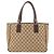 Borsa Tote e a Tracolla Gucci GG Canvas Beige Cachi Marrone scuro - vista 2