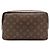 Louis Vuitton Monogram Trousse Toilette 28 Clutch Bag Marrone