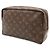 Louis Vuitton Monogram Trousse Toilette 28 Clutch Bag Marrone - vista 3