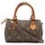 Borsa a mano Louis Vuitton Monogram Mini Speedy Marrone