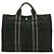 Hermès Borsa Fourre-Tout MM Hermes Marrone Nero - vista 2