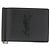 Cartera bi-fold Yves Saint Laurent Cassandra Negro