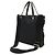 Borsa a spalla/tote Prada in nylon e pelle Nero - vista 3