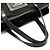 Borsa a spalla/tote Prada in nylon e pelle Nero - vista 5