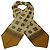 Autre Marque Foulard in seta con stampa geometrica Marrone Rosso Blu Beige Verde Giallo
