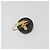 Chanel CC Round Stud Metal and Resin Nero - vista 6