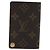 Louis Vuitton Porte Cartes Pression Card Case Monogram Canvas Marrone - vista 2