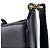 Borsa a tracolla in pelle nera Saint Laurent Nero - vista 5