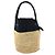Céline Borsa a tracolla Celine in rafia e pelle nera Nero
