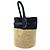Céline Borsa a tracolla Celine in rafia e pelle nera Nero - vista 2