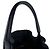Céline Borsa a tracolla Celine in rafia e pelle nera Nero - vista 9