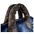Speedy Borsa a tracolla Louis Vuitton in nylon blu e marrone - vista 10