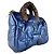 Speedy Borsa a tracolla Louis Vuitton in nylon blu e marrone - vista 9