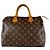 Louis Vuitton Speedy 30 Monogram Handtasche Braun Monogramm