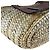 Pouch con coulisse Loewe marrone e blu navy - vista 9
