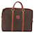 Céline Celine Macadam Canvas and leather Marrone