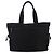 Borsa tote Prada in nylon Saffiano Nero - vista 3