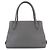 Borsa 2-Way in pelle grigia Prada Marrone - vista 4