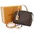Bolsa Louis Vuitton Petit Palais PM Monogram Marrom Monograma - vista 3