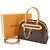 Borsa Louis Vuitton Evermore PM Monogram Marrone Monogramma - vista 3