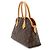 Borsa Louis Vuitton Evermore PM Monogram Marrone Monogramma - vista 5