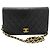Chanel Vintage Full Flap Quilted Lambskin Small Nero