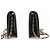 Chanel Vintage Full Flap Quilted Lambskin Small Nero - vista 3