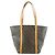 Louis Vuitton Monogram Shopping Handtasche Braun