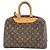 Borsa a tracolla Louis Vuitton Deauville in Brown Marrone - vista 2