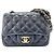 Chanel Mini Matelassé Schultertasche Schwarz