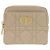 Tarjetero de piel beige Christian Dior