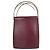 Borsa Cartier Trinity in rosso vino Bordò
