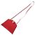 Borsa a tracolla Salvatore Ferragamo Vara Ribbon in raso rosso - vista 8