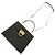 Borsa a mano in pelle 2-Way Gancini Salvatore Ferragamo Nero - vista 9