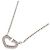 Collana Cartier C Heart 18KWG in oro bianco e diamanti D'oro