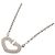 Collana Cartier C Heart 18KWG in oro bianco e diamanti D'oro - vista 2