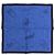Hermès Foulard Hermes Carre 45 Petit C'est La Fete Nero Blu