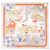 Hermès Hermes Carre 70 Foulard: Eleganza e Comfort in Automobile Blu Multicolore Beige Arancione - vista 2