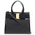Borsa a mano in pelle 2-Way Salvatore Ferragamo Vara Ribbon Blu navy