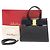 Borsa a mano in pelle 2-Way Salvatore Ferragamo Vara Ribbon Blu navy - vista 2