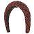 Fascia per capelli Chanel Coco Mark in tweed rosso - vista 2